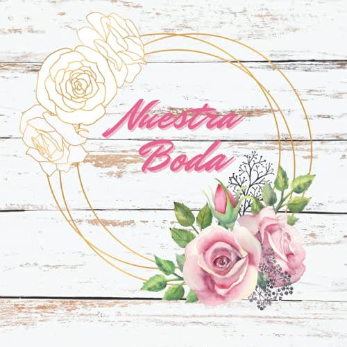 Libro de visitas boda: Libro de firmas, recuerdos y huellas de invitados boda original - Regalo o detalle novios. Español