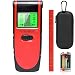 Stud Finder Sensor Wall Scanner 4 in 1 Electrical Multi Function with Lcd Display and Sound Warning for Wood Center Stud Sensor Live AC Wires Metal Studs Detector with Hard Carry Case and Level Pencil