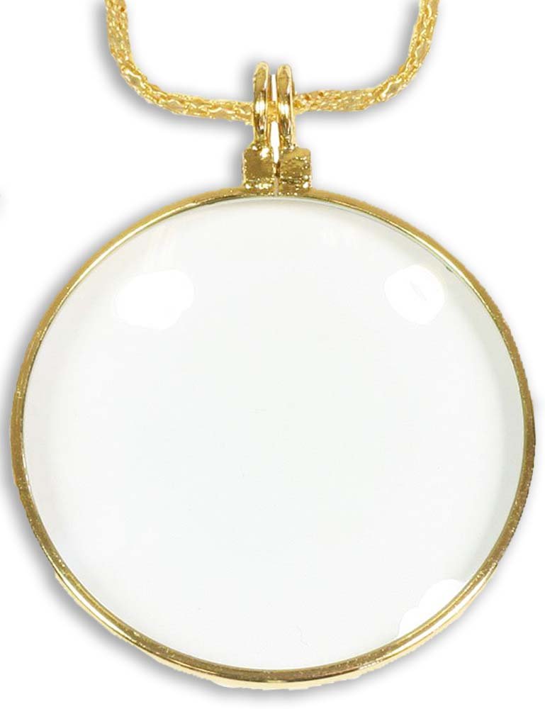 ToolUSA 3.5X Gold Magnifier Pendant | Elegant 1.75