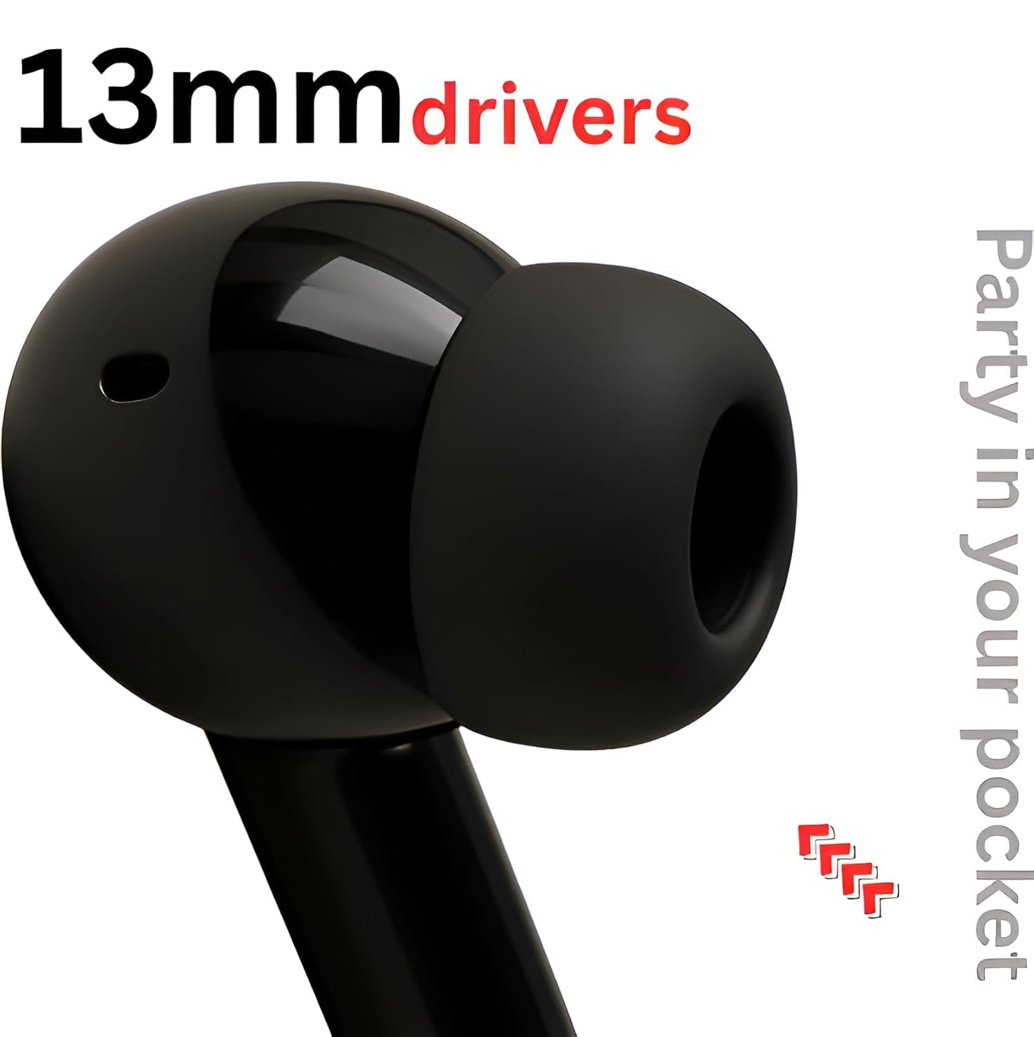 VarniEnterprise TWS Bluetooth Earbuds with Calling, Low Latency Gaming, HD Sound, Type-C Fast Charging, Noise Reduction, Wireless Earphones — Amazon image 3