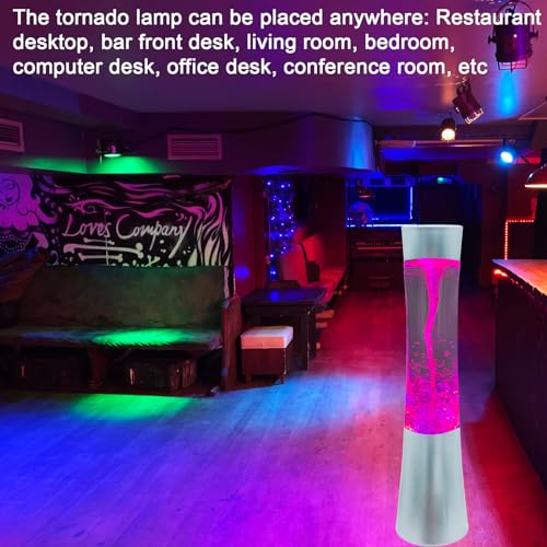 Lamzzp Tornado Lamp,Magma Lamps,Tornado Lamps For Kids And Adults,12-Inch Automatic Color Changing Table Lamp Night Light,Hurricane Light For Bedroom Office Home Decor thumb #5