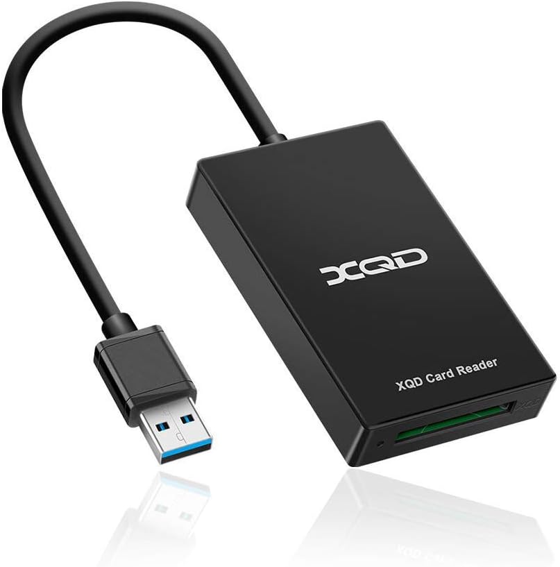 USB 3.0 XQD Card Reader, XQD Memory Card Reader, Compatible with Sony G/M Series USB Mark XQD Cards, Lexar 2933x/1400x USB Mark XQD Cards