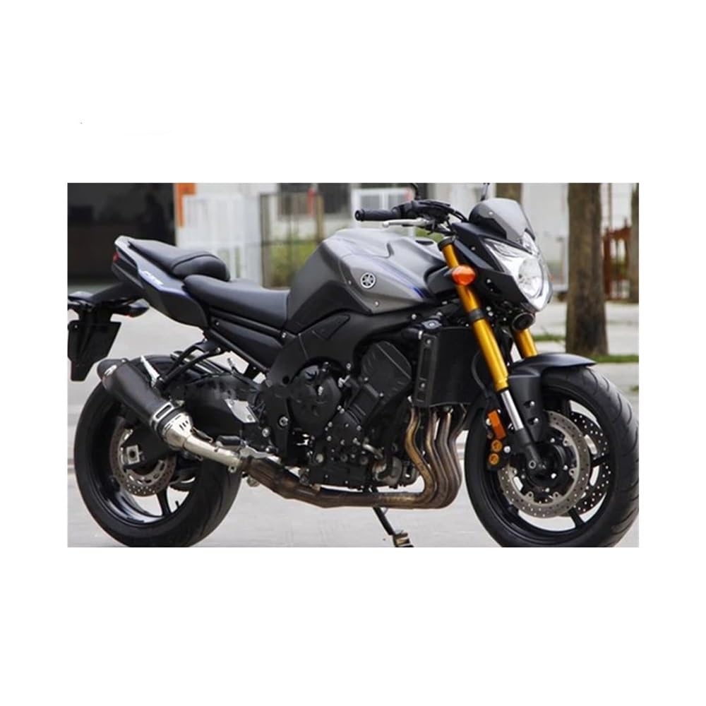 Deflectores Calor Escape para Y&amaha FZ8 Fazer FZ8N FZ8S FZ800 2010-2015 Silenciador De Escape Modificado para Motocicleta Tubo De Enlace Medio De 508mm
