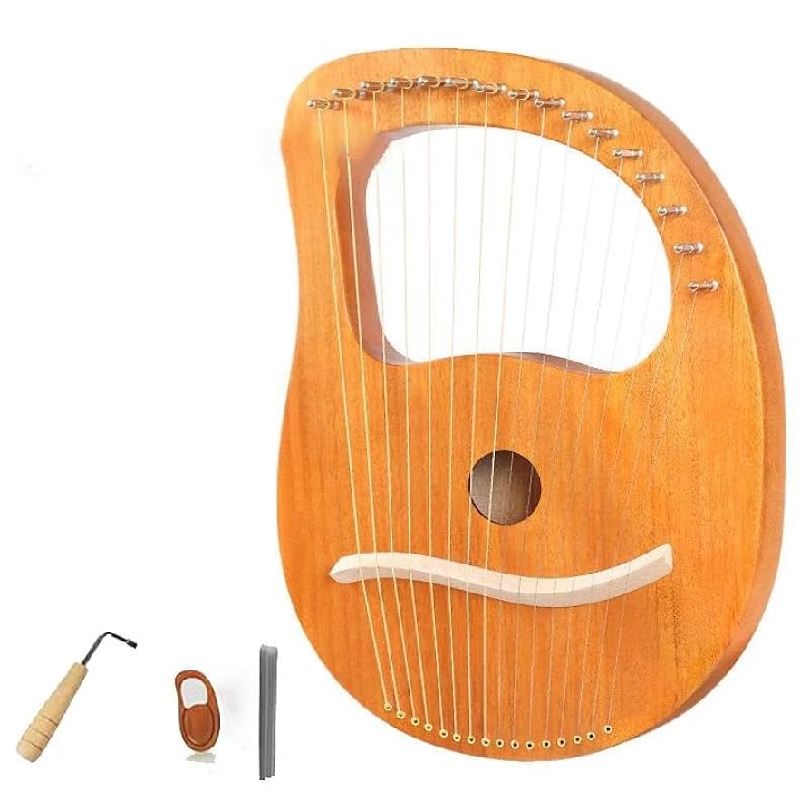 リュートハープ　ライアーハープ Amazon | 初心者 ハープ 16/19弦ライアーハープ ラブソング