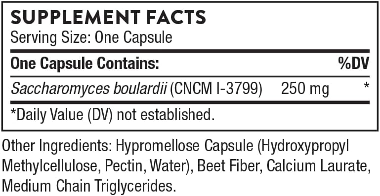 THORNE - Sacro-B Probiotic - Support Gut Health, Immune Function & Constipation Relief Probiotics* - Gluten-Free Health Support* - 60 Capsules - Image 2