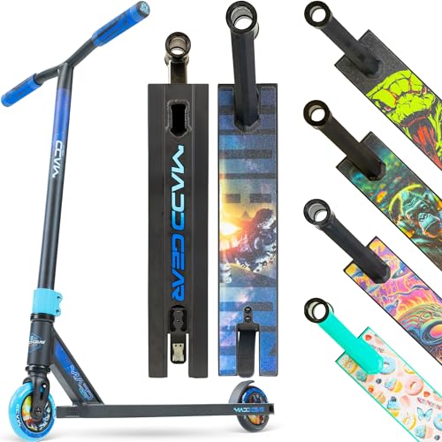 Pro Stunt Trick Scooter for Kids Ages 5-12 – Lightweight Durable Freestyle Kick Scooter for Skatepark and Street – Easy Assembly – Madd Gear MG2