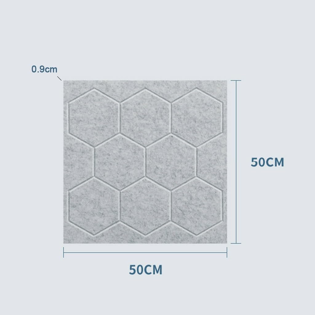 Pannelli acustici autoadesivi insonorizzati a forma di uovo da 10 pezzi, 19 x 19 x 0,35 pollici, pannelli acustici autoadesivi per pareti, pannelli per trattamento acustico, Echo Studio Wedge Tiles