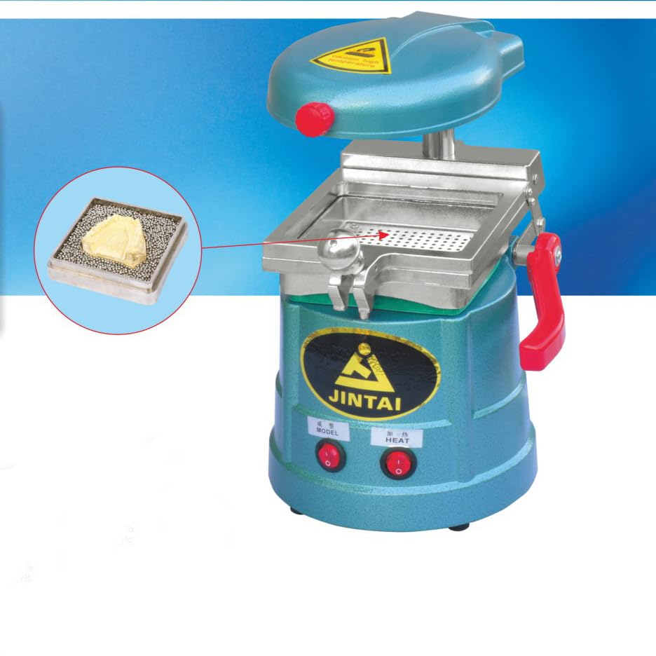 SDent® TUV CE Dental Lab Denture Vacuum Former Forming Molding Machine, 44×35×35cm, Blue