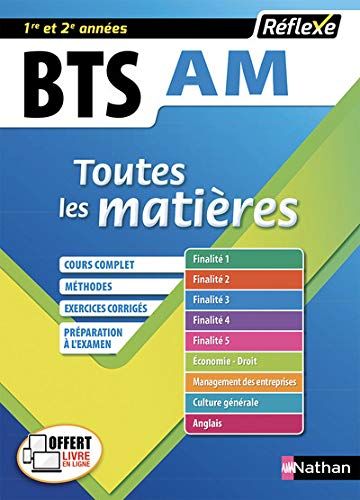 Télécharger Assistant de manager BTS AM 1re et 2e années : Toutes les matières PDF