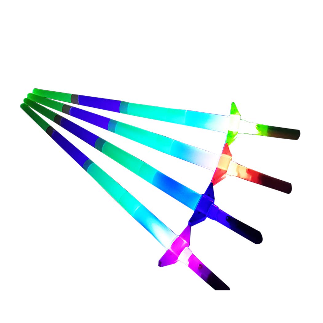 Joyibay 6PCS Kids Sticks Scalable LED up Sticks Glow Sticks for Concert