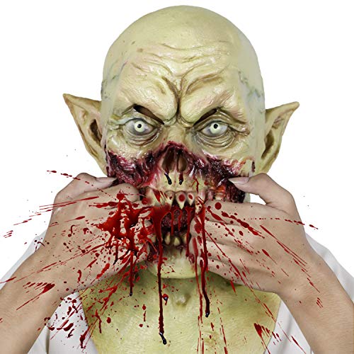 Molezu Vampire Mask Scary Dracula Monster Halloween Costume Party Horror Demon Scary Zombie #TOP1