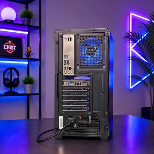 Image of CHIST ROX(12th Gen i5-12400F, 6 Core 12 Threads 32GB DDR4, 512GB NVMe SSD, RTX 3050 6GB DDR6, RGB Liquid Cooling (Black, 6500XT 8GB DDR6 Graphic Card, 512, GB, Windows 11, 8, GB)