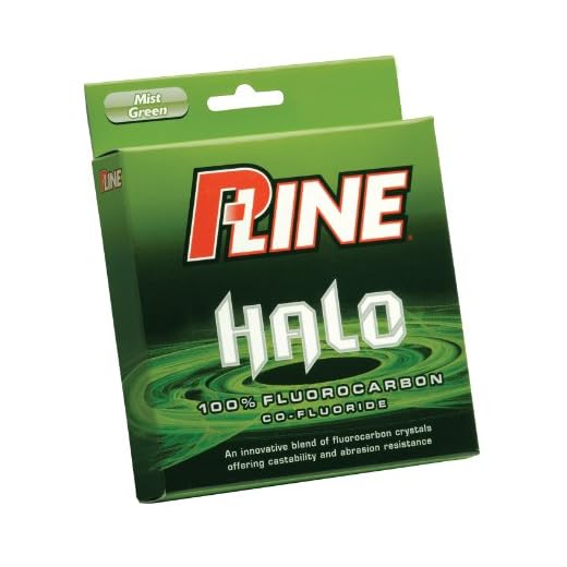 P-Line Halo Co-Fluoride Fluorocarbon Mist Green Fishing Line (200-Yard, 12-Pound)