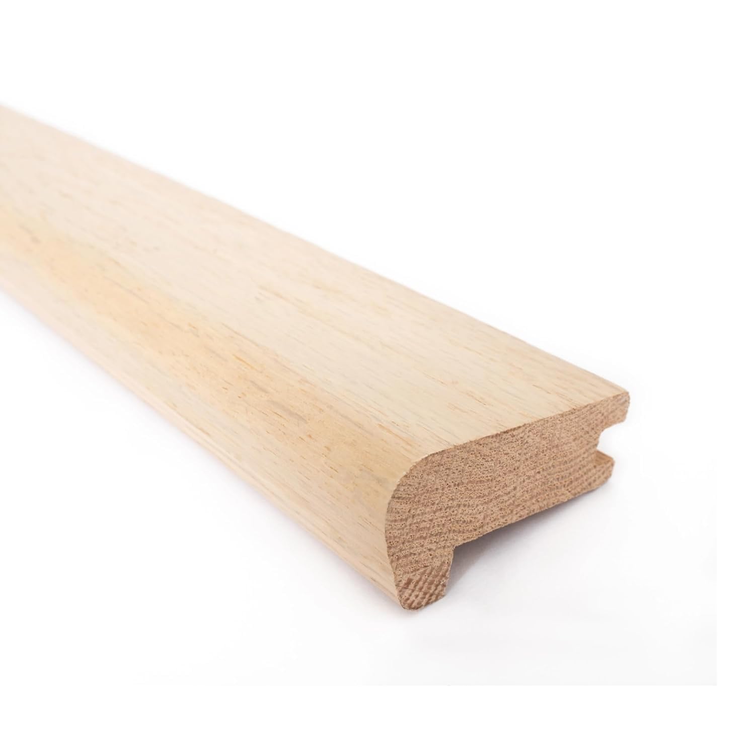 Project DIY® 900mm Solid Oak Stair Nosing for 20mm Flooring | 6mm Wear Layer | 58mm Width x 27mm Height | Compatible with Solid & Engineered Wood | Premium Solid Oak (Invisible Oiled Oak)