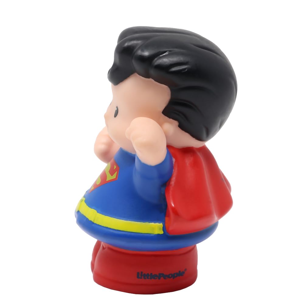 Fisher-Price Pieza de repuesto para coleccionables Little People Superheroes Super-Friends Playset W6157 - Figura de repuesto inspirada en Superman