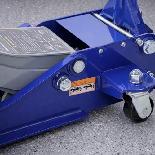 KATSU Hydraulischer Wagenheber 3 T Tragkraft Rangierwagenheber niedrigem Profil, Max Hubhöhe 505...