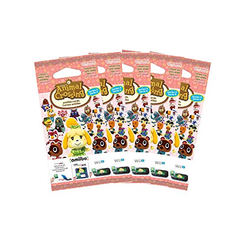 Preisvergleich Produktbild 5x Amiibo Karten 3 Stück Animal Crossing Happy Home Designer Vol. 4