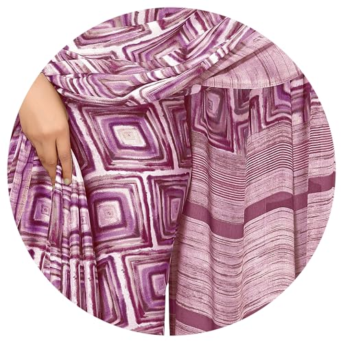 Image of MIRCHI FASHION Saree for Woman Chiffon Madhubani Print | Breathable Comfortable Printed Saree for Office and Regular Use (Available in 15 Designs)