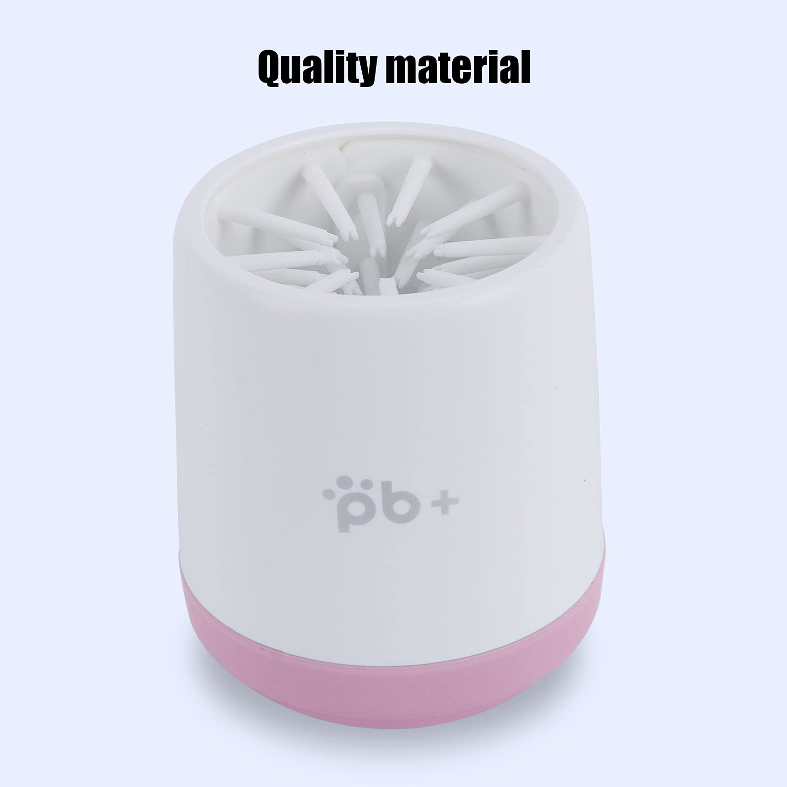 Dog Paw Cleaner for Dogs Dogs Washer Muddy Paws Cleaner Pet Foot Cleaner 360° Rotation Dog Claw Washer Cup with Soft Silicone Bristles(redness) - Image 3
