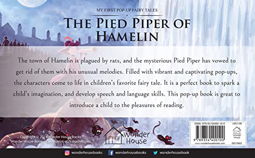 Image of My First Pop-Up Fairy Tales - Pied Piper of Hamelin : Pop up Books for children