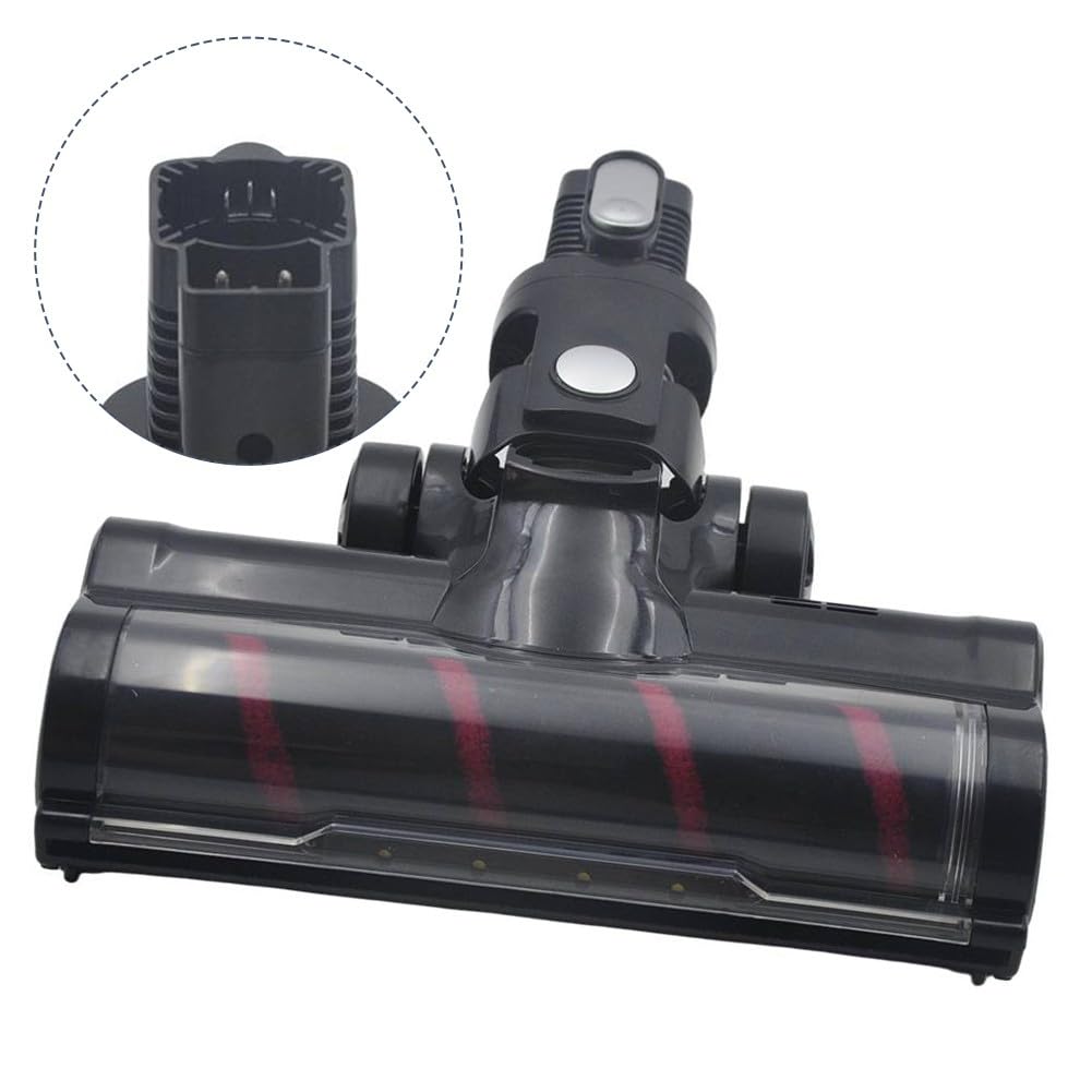 KiraKira Cepillo para suelos de alfombras y madera dura N5 N5S S6 N5PRO M8PLUS, boquilla de limpieza profunda con accesorio de rodillo, color negro