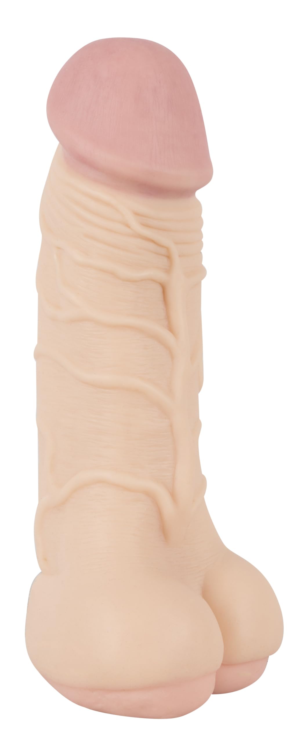 2in1 Extension + Mastubator - stimulierendes Penis-Sleeve für Männer, Penisverlängerung und -verdickung, realistisch, hautfarben
