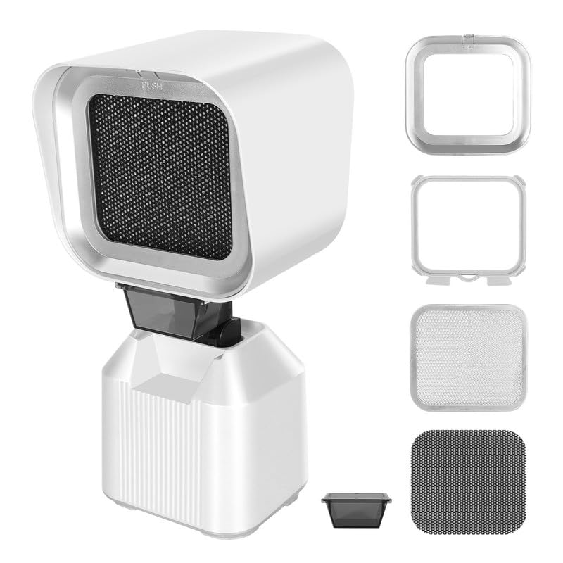 Mingfuxin Tragbare Dunstabzugshaube, Mini Desktop Dunstabzugshaube, Kleine Küche Abluftventilator mit Waschbarem, Abnehmbarem Filter Ölauffangbehälter Küchenabzug Tischhaube für BBQ Kochen Hot Pot