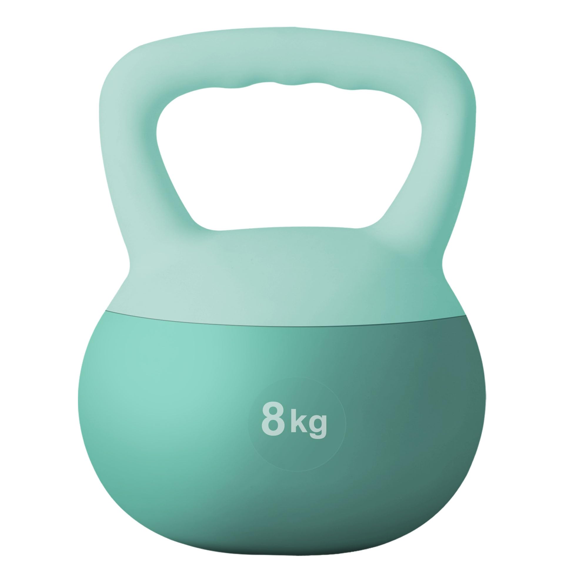 soges Kettlebell aus weichem PVC, gefüllt mit Eisensand, mit breitem, rutschfestem Griff, Krafttraining und Fitness, Training zu Hause und im Fitnessstudio