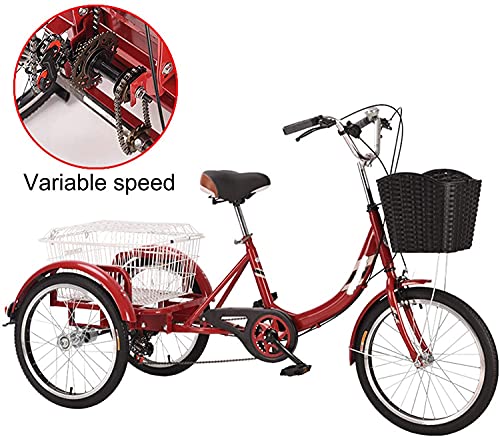 Triciclo para adultos 6 velocidades ajustable miniatura 2