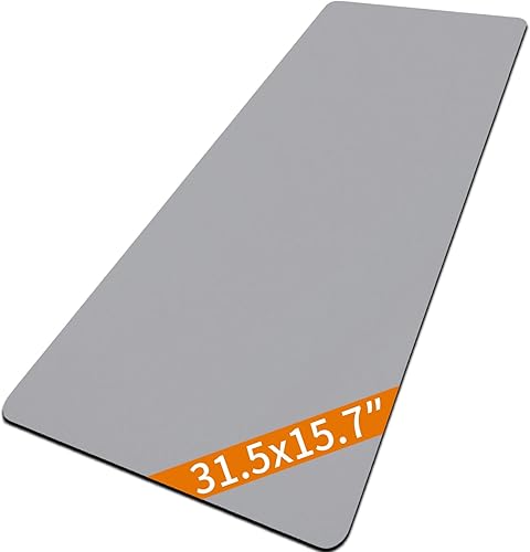 Alfombrilla grande para pistola, rifle, escopeta, resistente al aceite, antideslizante e impermeable, alfombrilla de escritorio de cuero para el