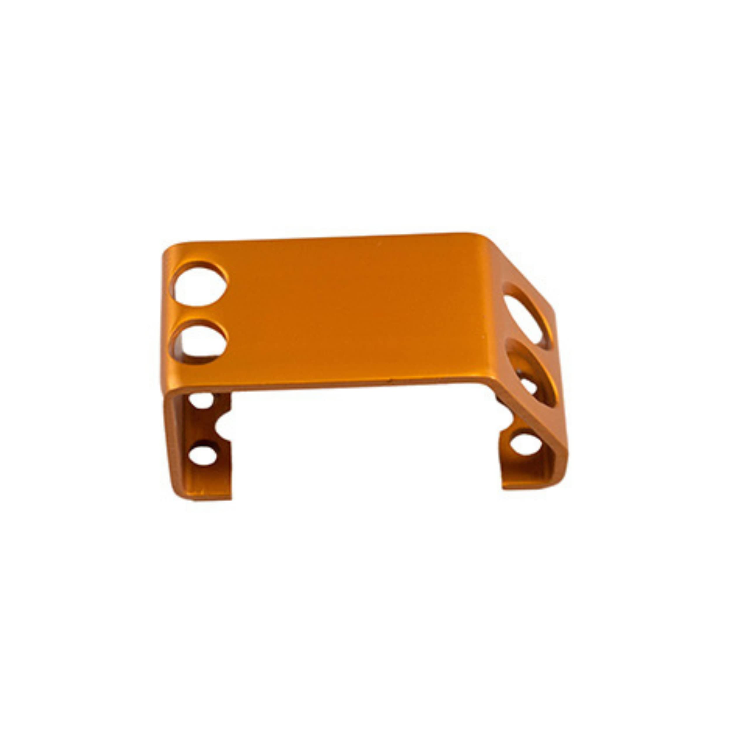RC Raven Aluminum Parts and Accessories Orange Anodized Steering Servo Cover for T- Maxx Classic 4910 and Original E-Maxx- RC Car Upgrade Parts