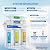 Max Water 100 GPD Reverse Osmosis Water Filtration System - 5 Stage RO System with NSF Certified Tank, Faucet and 4 Extra Filters - Under-Sink/Wall Mount System - Model : RO-5W2