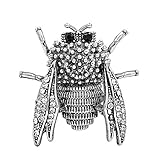 Powerwin Vintage Style Spring Bugs Brooches for Women Fashion cicada Beetle Brooch Pin