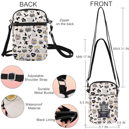 JNIAP Xaden Riorson Crossbody Bag Xaden Riorson Gifts My House My Chair My Woman Dragon Rider Shoulder Bag2