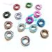 Fidget Mobii Spin Ring: BRIGHT COLORS, Loose Rings Möbius Moving Rolling Fidget Design for Restless Hands