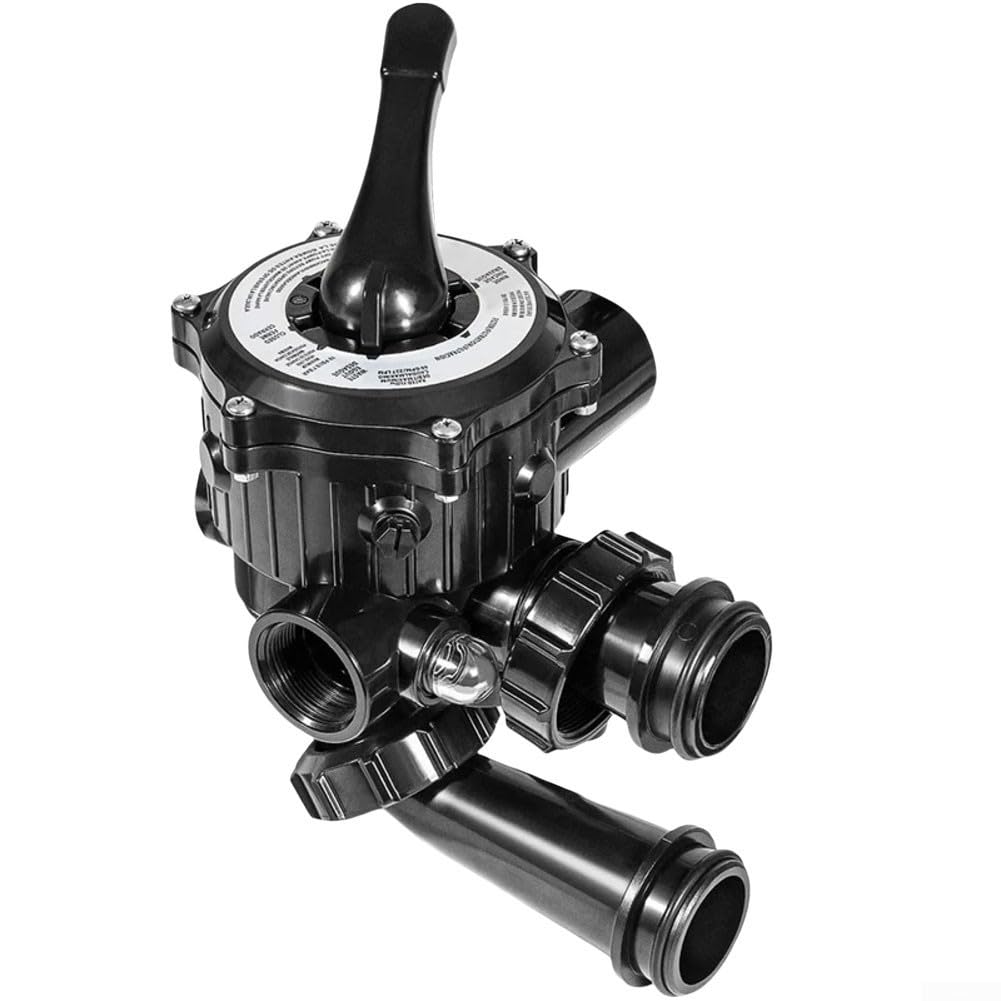 Valve multiport latérale pour filtre à sable Hayward S200 S240 Spx0710x32 Noir ABS Construction Pièce de rechange avec joint d'étanchéité