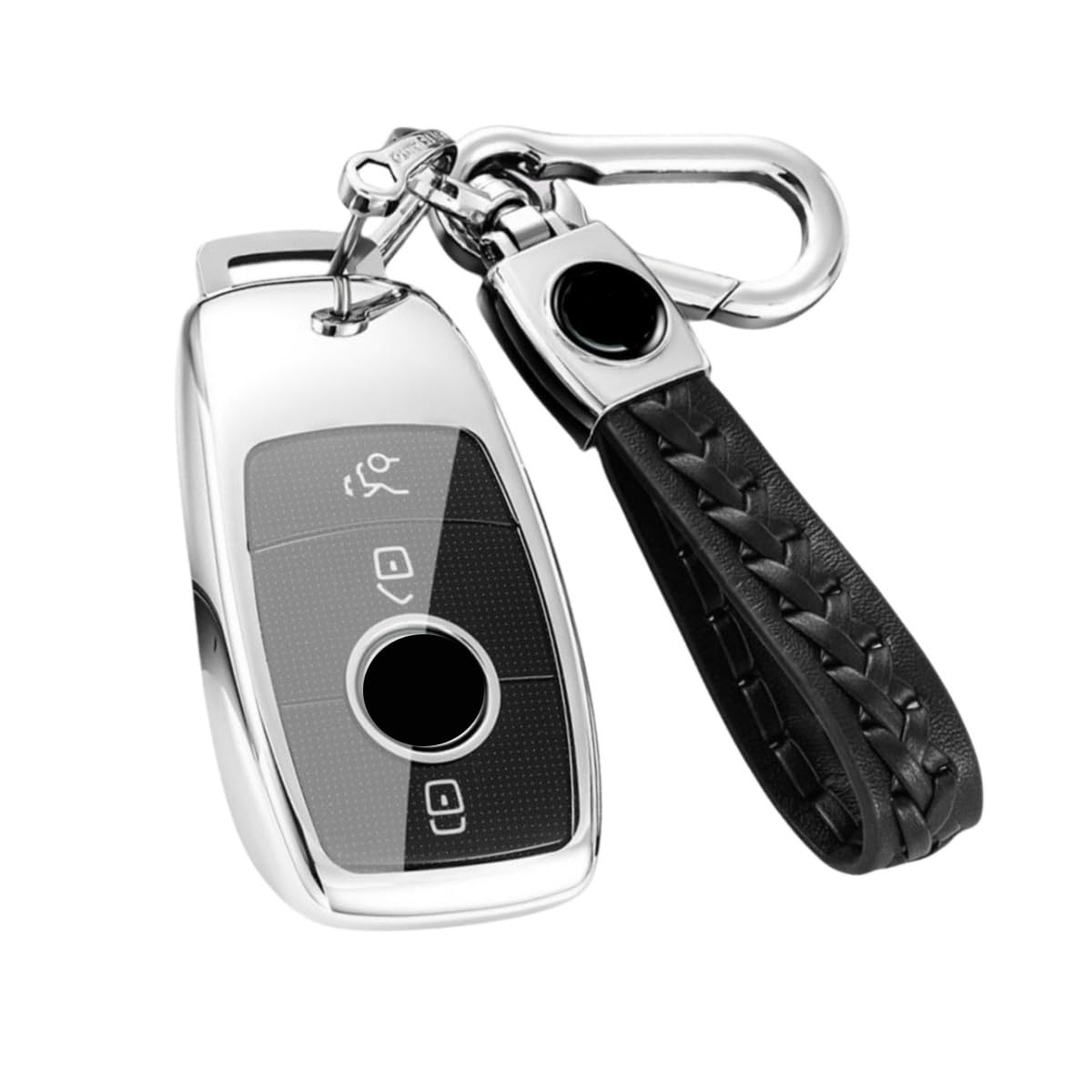 Porte-clés Mercedes-Benz Classe A AMG (W176) – Simili Cuir – Cadeau Auto France