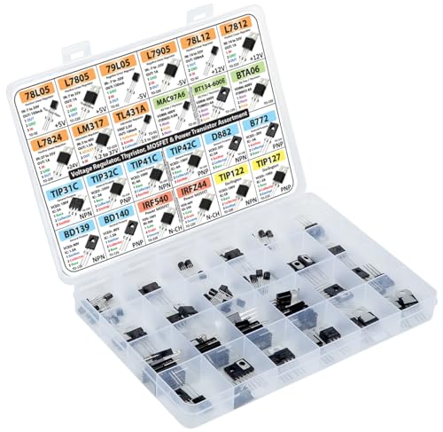 3Pdt Electronics 82 PCS POWER TRANSISTOR ASSORTMENT Power Transistor, Mosfet thumb #1