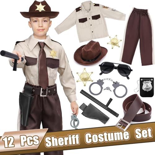 Disfraz policia sheriff vaquero niños y niñas S(5-7) miniatura 4