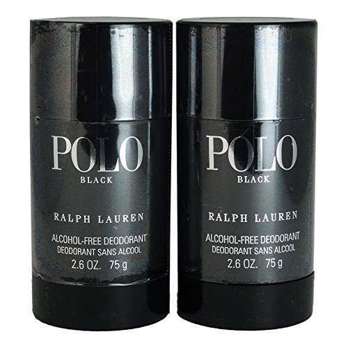 Ralph Lauren Polo Black Alcohol Free Deodorant Stick, 2 Count