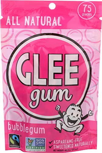 Glee Gum Bubblegum Flavor Pouch, 2.9 Ounce (75 Pieces)(Packaging may vary)