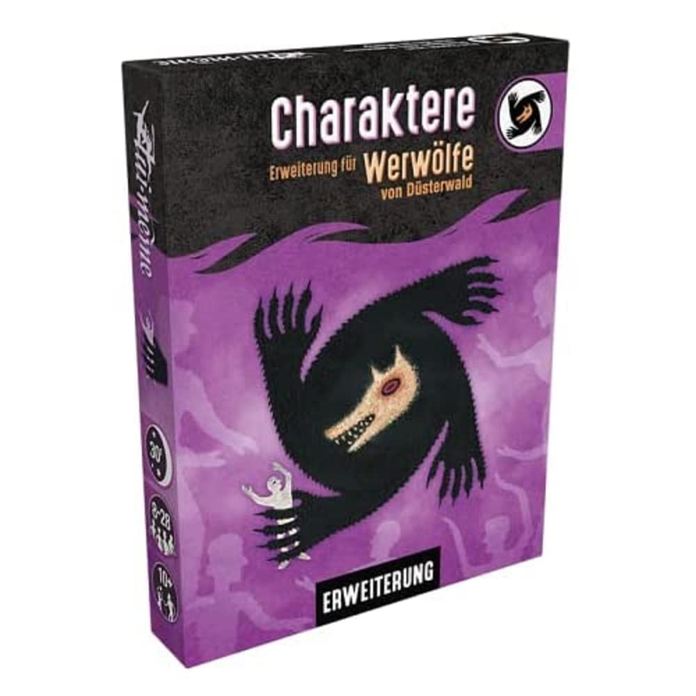 Zygomatic Werewolves of Düsterwald - Characters | Expansion | Party Game | Deduction Game | 8-28 Players | From 10+ Years | 30+ Minutes | German