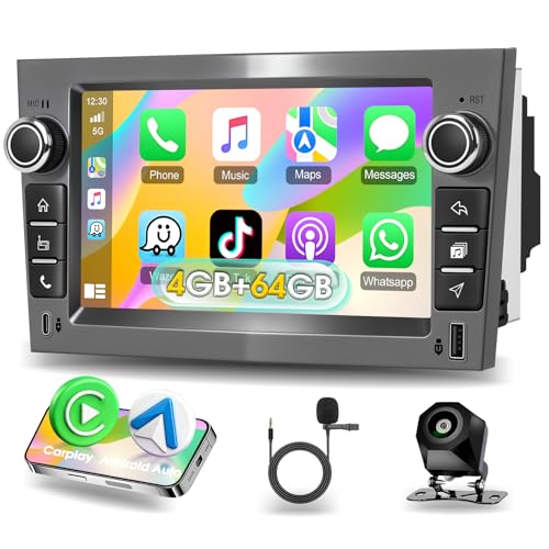 [Carplay Wireless, Android Auto & Jlink] Passate Al Wireless E Sincronizzate Istantaneamente Il Vostro Smartphone. Accedete A Mappe, Chiamate E Musica Senza Usare Le Mani. Bluetooth 5.0 Avanzato, GPS E WiFi Vi Mantengono Connessi E In Controllo.