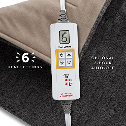 Sunbeam Xpress Heating Pad For Back, Neck, And Shoulder Pain Relief