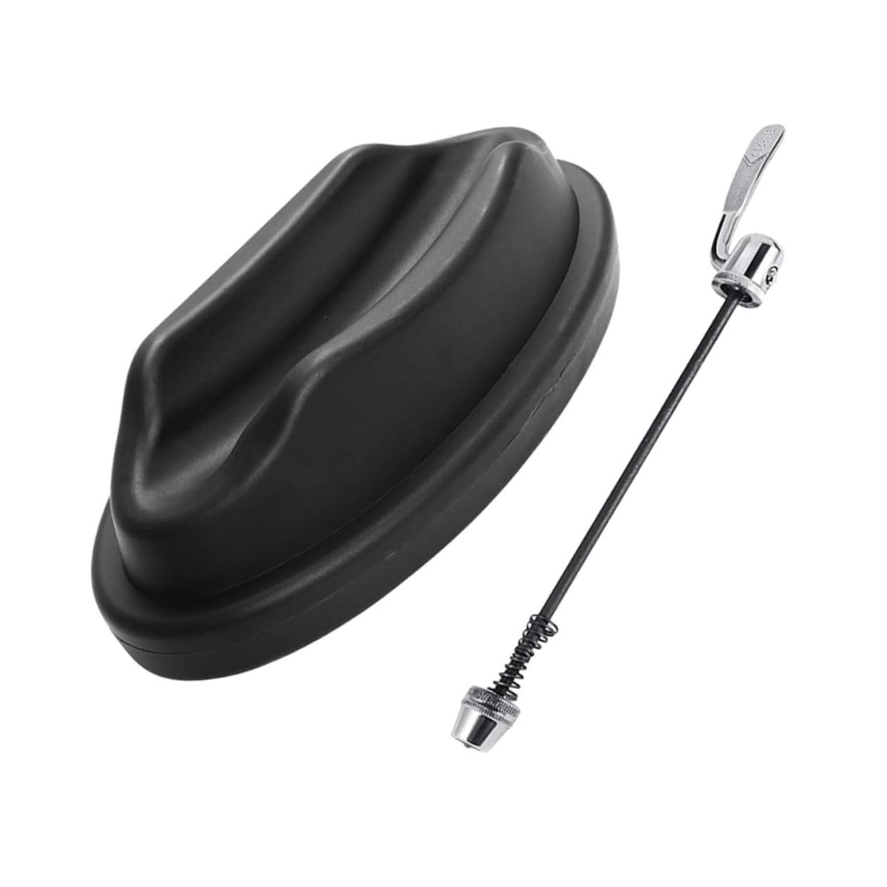 POPETPOP 2Pcs Non Slip Front Wheel Pad for Bicycles Bike Support Block for Stable Indoor Cycling Compatible with Stationary Bike Trainers Wheel Stabilizer