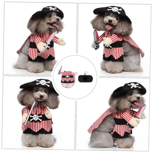 Disfraz divertido para perro Abaodam Halloween Navidad miniatura 3