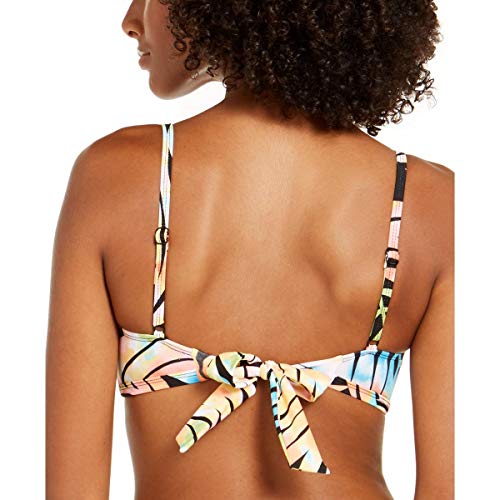 Sundazed Top de biquíni feminino Paradise Palm estampado, tamanho do sutiã Becky, Multi, 32D