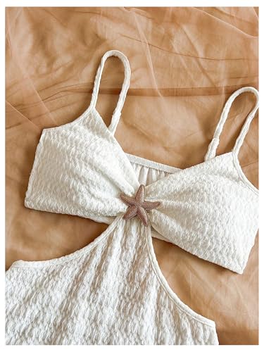 Floerns Women's Boho Knitted Cut Out Bodycon Dress Starfish Decor Backless Cami Mini Dress4