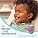 NUK Timeless Comfy Pacifier | 100% Silicone, One-Piece Design | BPA-Free, Gentle on Baby’s Skin | 5-Pack, for 0-6M