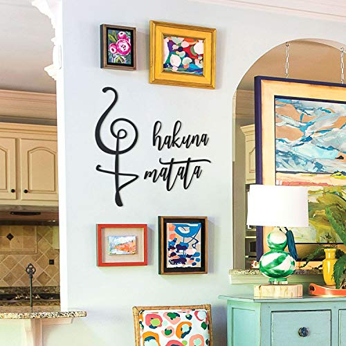Hakuna Matata - Decoración de pared de metal